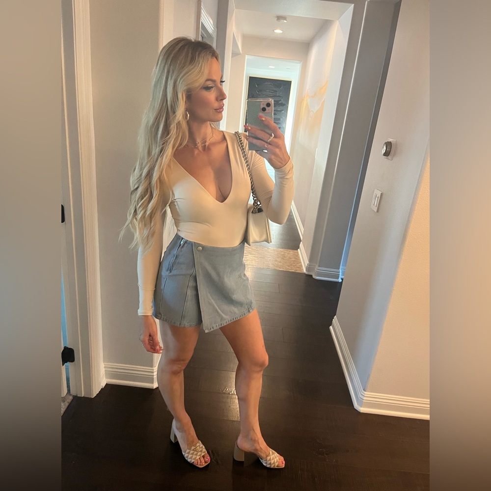 Denim Skort